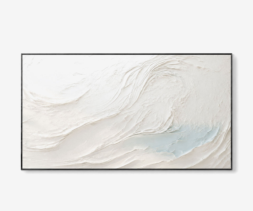 Tidal White Oil Painting